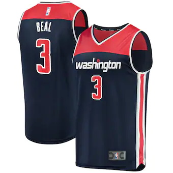 youth fanatics branded bradley beal navy washington wizards-366